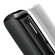 Widok z boku panelu przedniego Ploom Aura z rozszerzonym wzorem Jet Black