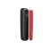 Widok z boku akcesorium do panelu przedniego Ploom Aura w kolorze Lava Red.
