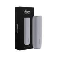 Tylna okładka Ploom AURA w kolorze Lunar Silver