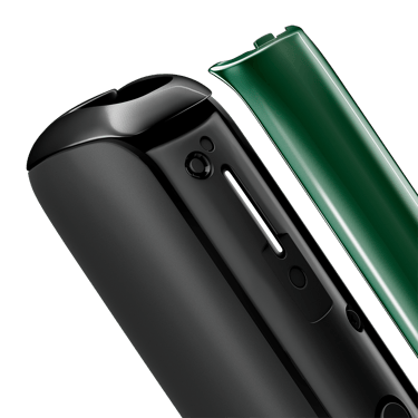 Widok z boku panelu przedniego Amazon Green Ploom Aura