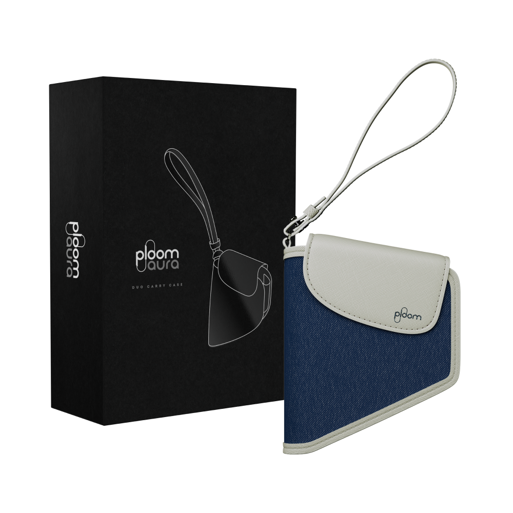 Zestaw futerałów Ploom AURA Duo z denimu i skóry Fusion
