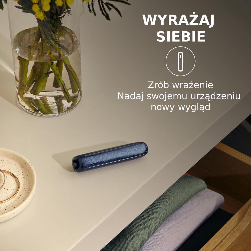 Panel przedni Ploom AURA w kolorze Dark Orchid: wyraź siebie za pomocą różnych