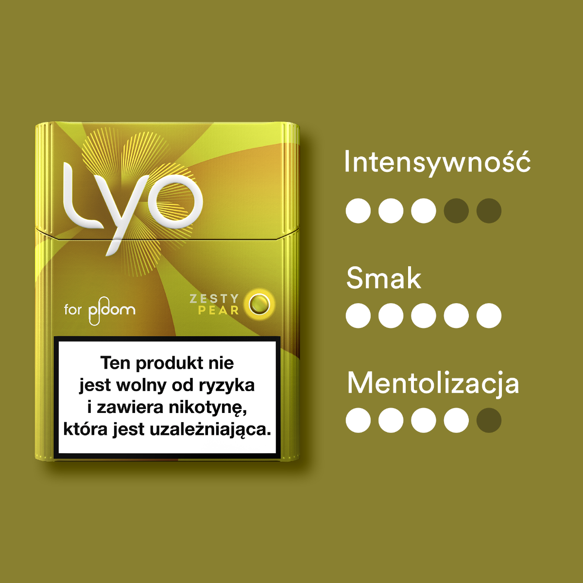 Wkłady nikotynowe LYO Zesty Pear