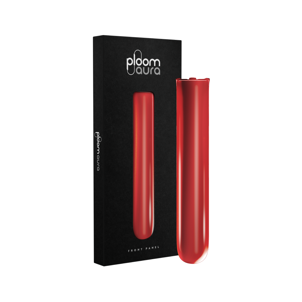 Panel przedni Ploom AURA w kolorze lawowo-czerwonym
