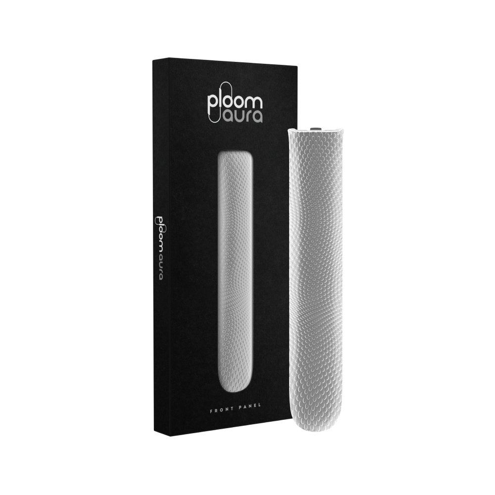 Zestaw paneli przednich Ploom AURA w kolorze Jet Black Augmented Pattern
