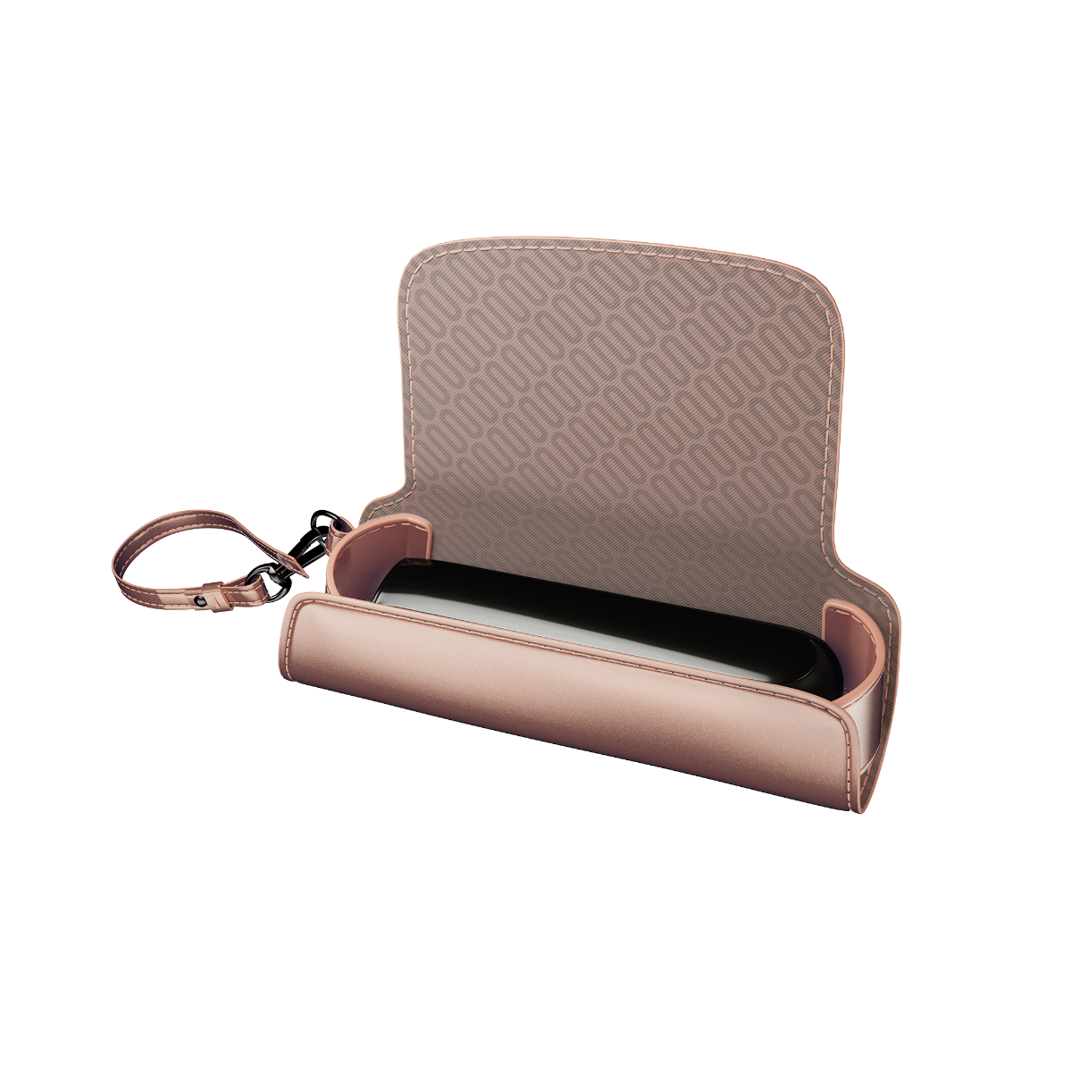 Widok z przodu zamkniętego futerału Rose Gold Solo Carry Case
