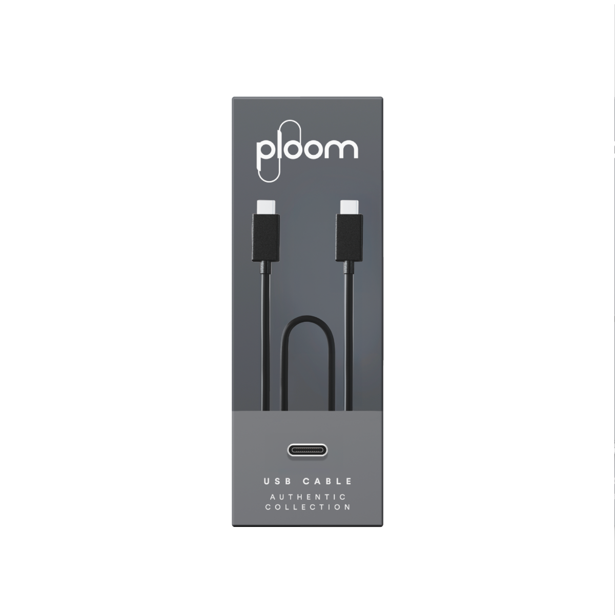 Ploom X Advanced czarny kabel USB

